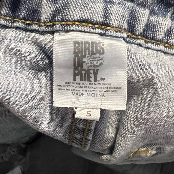 NWT Harley Quinn Birds Of Prey Denim Shorts - Stars and Stripes - Picture 6 of 11